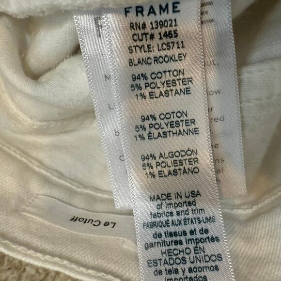 Frame 27 Le Cutoff cuffed distressed jean shorts SH 3013 - Picture 10 of 15